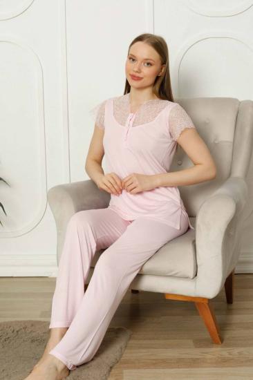 Somon Dantelli Bayan Pijama Takımı 2788KY