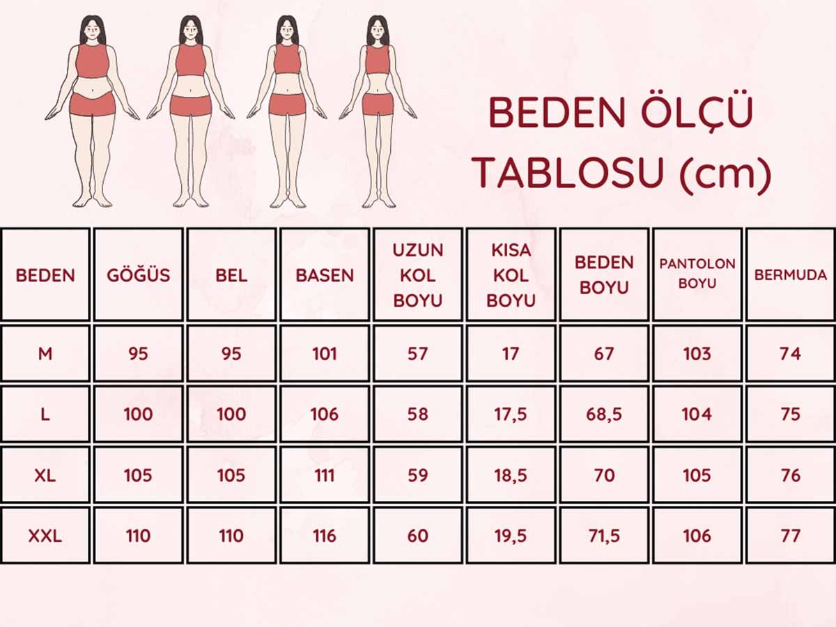 Papatya%20Likralı%20Uzun%20Kollu%20Bayan%20Pijama%20Takımı%202728UY