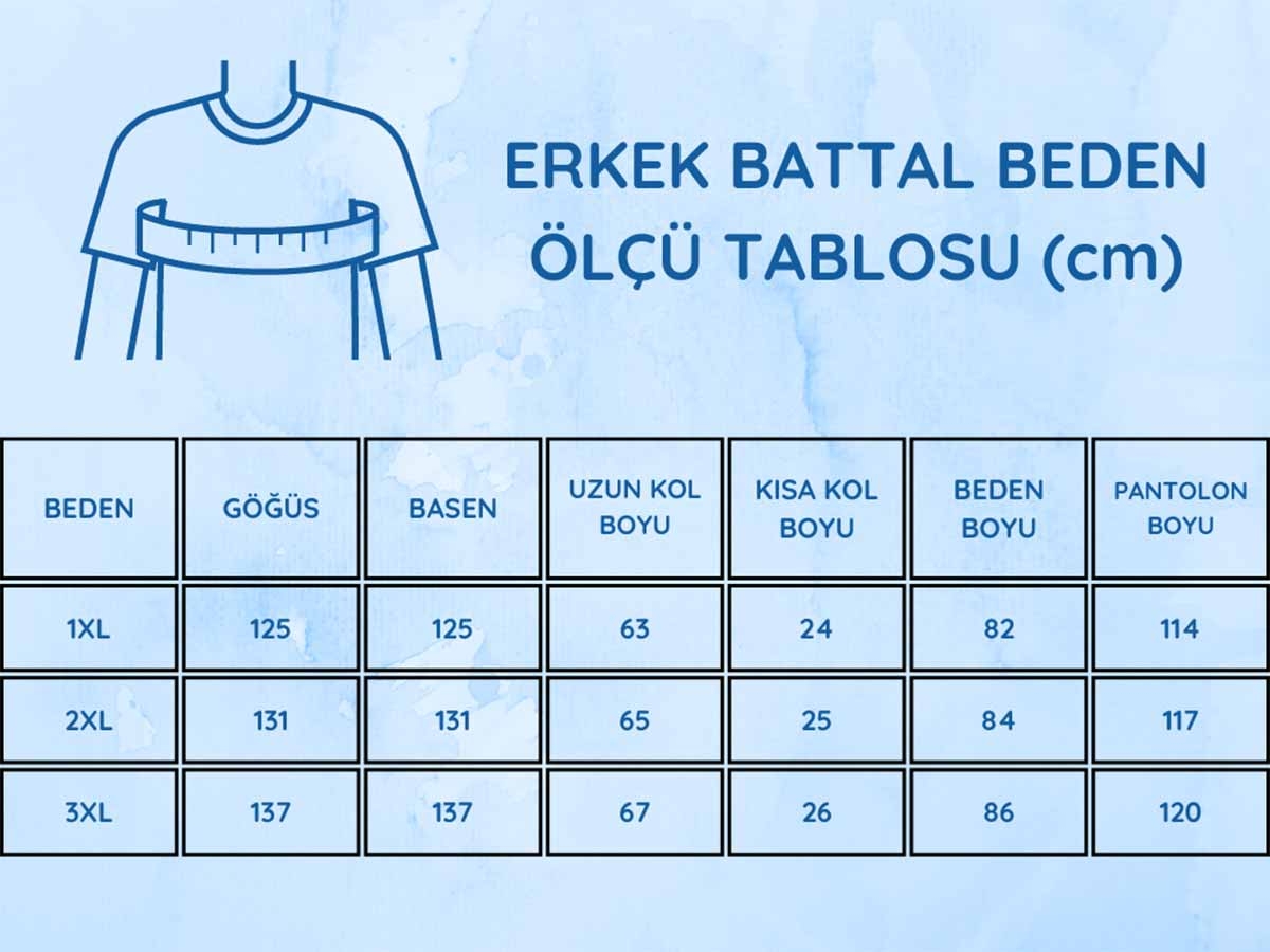 Petrol%20Mini%20Puantiyeli%20Battal%20Erkek%20Pijama%20Takımı%201190UKBL