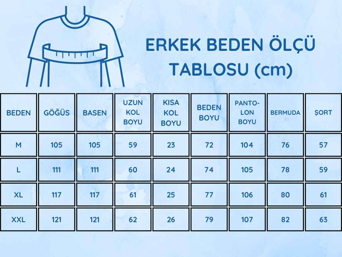 Petrol%20Kısa%20Kollu%20Erkek%20Pijama%20Takımı%201198KY